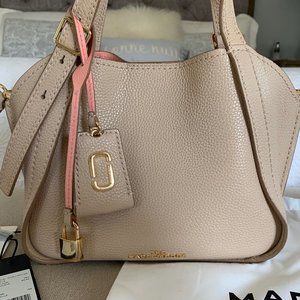 New The Marc Jacobs purse handbag beige pink adorable leather summer bag